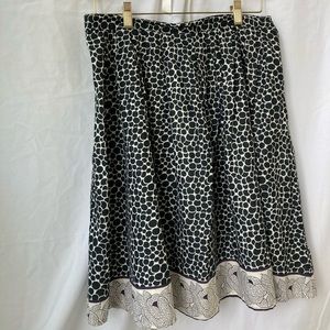 100% Cotton Lined Circle Skirt Size M Forever Twenty One Modern Peasant